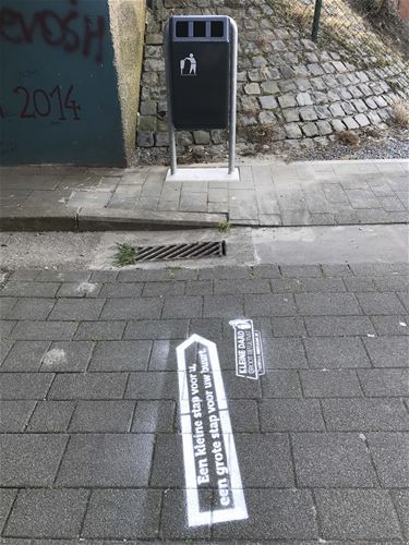 Graffiti moet weg naar vuilnisbak wijzen - Beringen