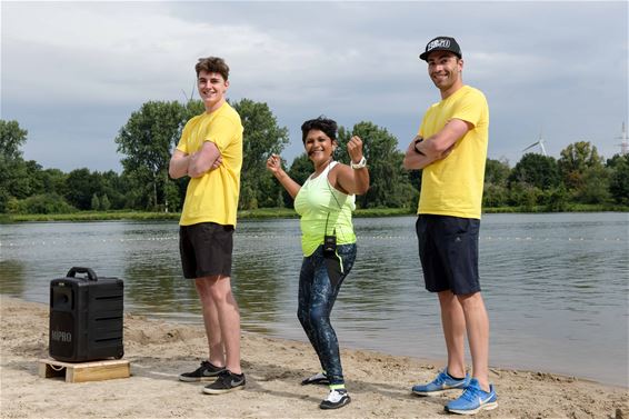 Gratis aquafitness aan de Paalse Plas - Beringen