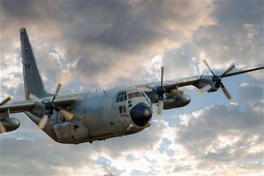 Grensoverschrijdende oefening met C-130