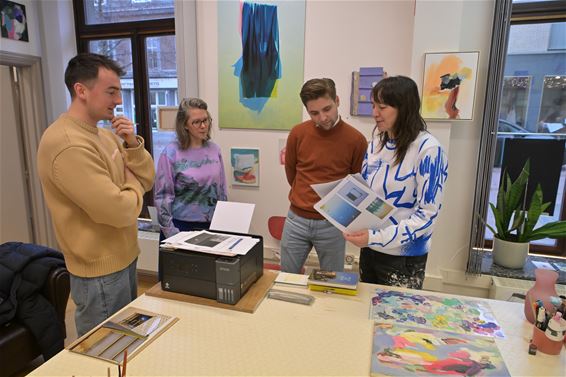 Bree - Griet Moors vond haar plek in Brees stadsatelier