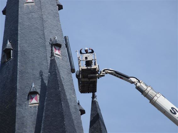 Grote werken aan de kerk (1) - Hamont-Achel