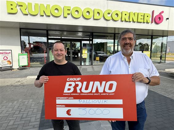 Group Bruno schenkt 3.000 € aan vzw Palliovik - Pelt
