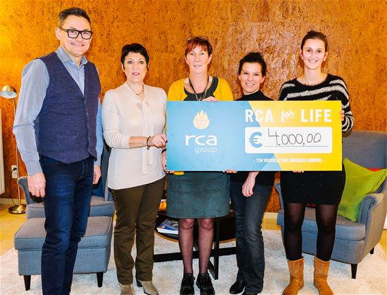 RCA Group schenkt 4.000 euro aan Zorghuis Limburg - Beringen