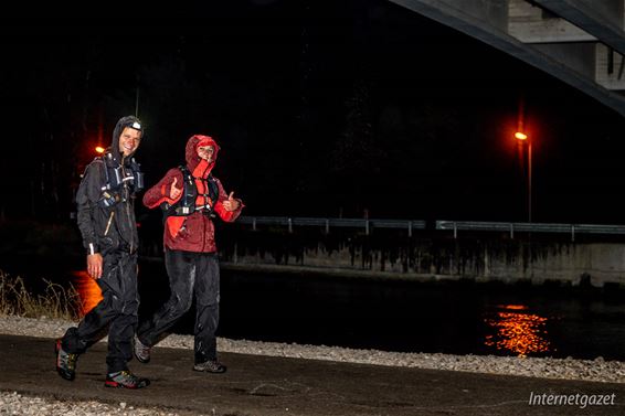 Guur weer tijdens start Boslandtrail