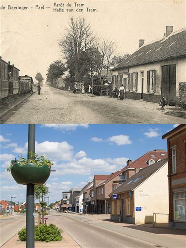 Halte van den tram de Beeringen-Pael - Beringen