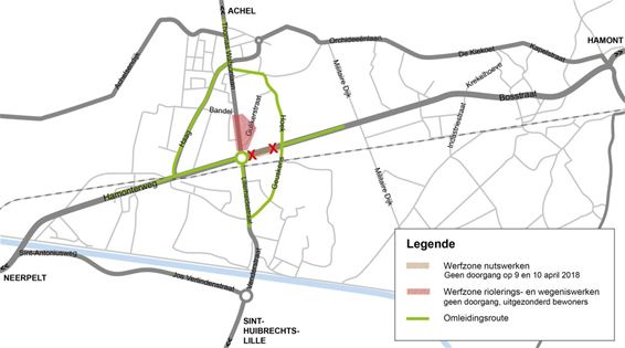 Hamonterweg maandag en dinsdag afgesloten - Hamont-Achel