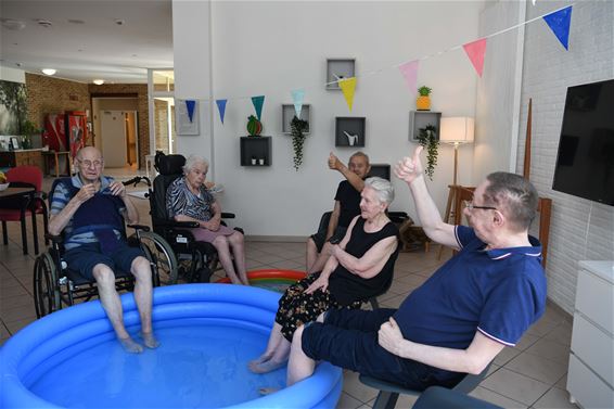 Heerlijk afkoelen in een zwembadje - Beringen