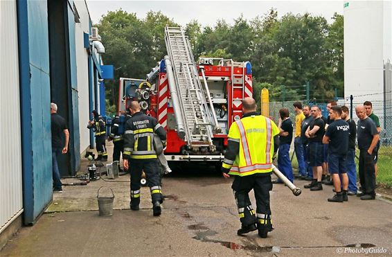 Hegge even ontruimd door brand - Hamont-Achel