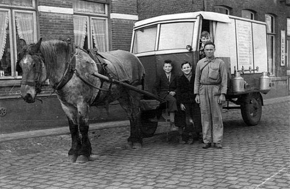 Herinneringen: de St.-Jozefsmarkt in 1952 - Hamont-Achel