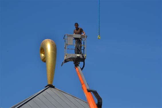 Herstelling kunstwerk CC De Adelberg - Lommel