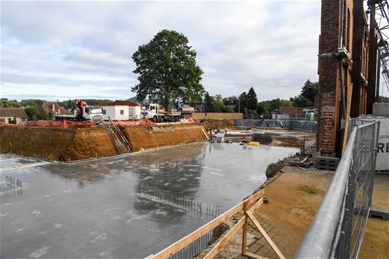 Het eerste beton gestort - Beringen