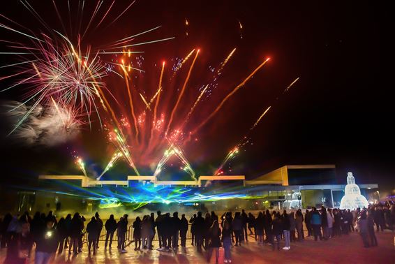 Het nieuwjaarsvuurwerk - Lommel