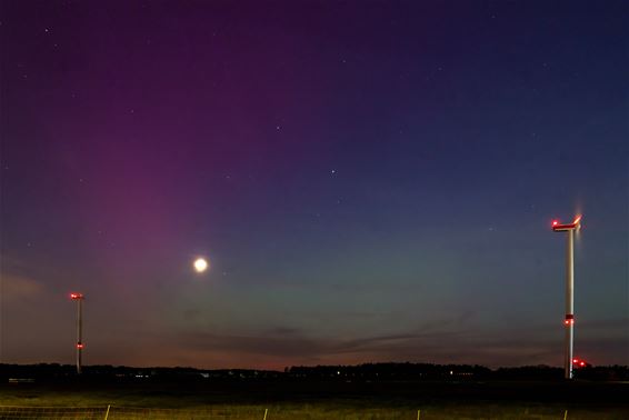 Het noorderlicht boven Lommel - Lommel