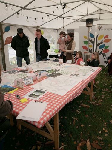 Het stadspark in een voorontwerp - Hamont-Achel