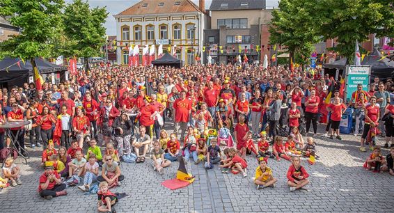 Het WK beleven op de Markt - Peer