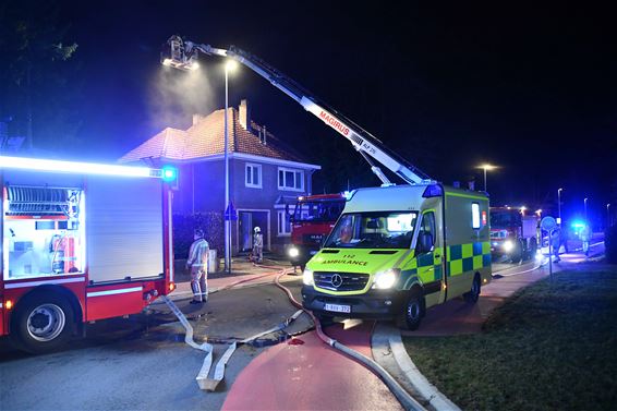 Felle brand in Koersel - Beringen