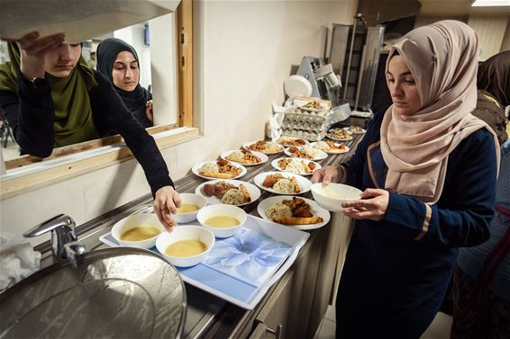 Iftar-maaltijd bij BIF Beringen - Beringen