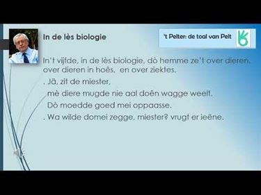 In de les biologie - Pelt