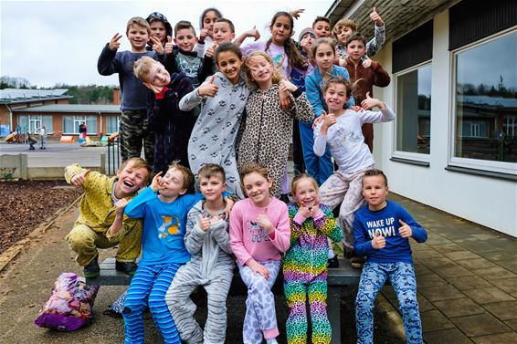 In pyjama naar school - Beringen