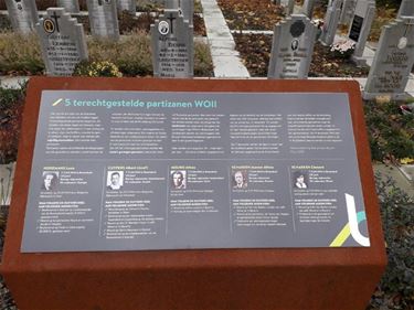 Infobord over partizanen WOII - Beringen