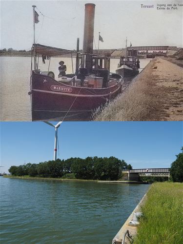 Ingang van de haven - Beringen