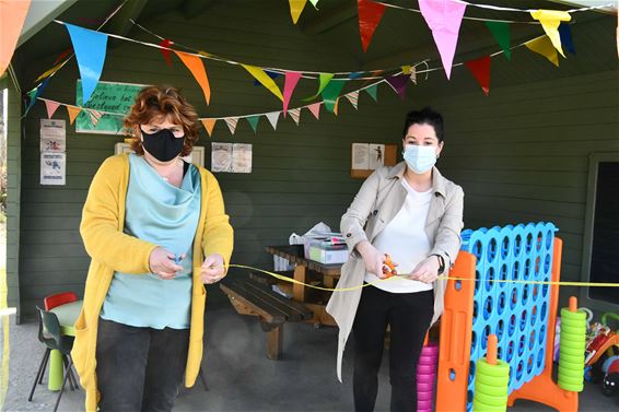 Inhuldiging boekenruilkastje Gulden Wijk - Beringen