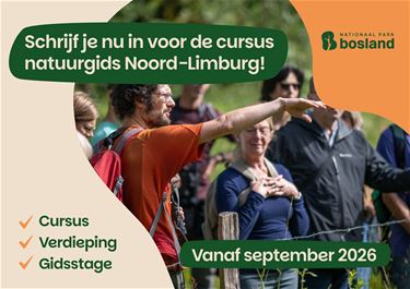 Inschrijven voor cursus natuurgids Noord-Limburg - Hechtel-Eksel