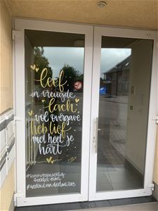 Inspirerende spreuken in het straatbeeld - Hechtel-Eksel