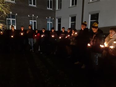 Internen herdachten collegebrand Heusden - Beringen