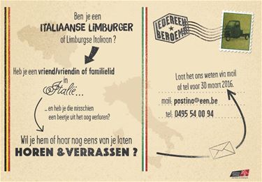 Italiaanse Limburgers gezocht - Beringen