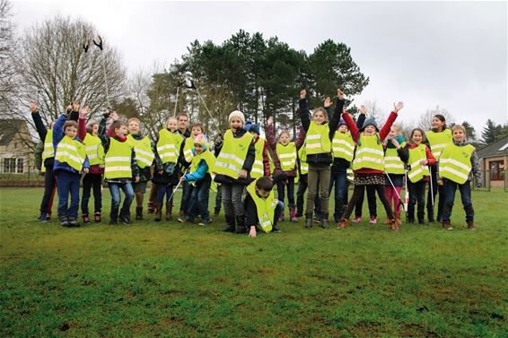 Jaarlijkse actie tegen zwerfvuil - Beringen