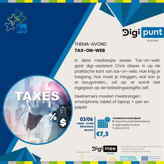 Je eerste stappen op Tax-on-web? - Bocholt