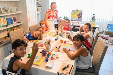 Jonge kunstenaars bij Atelier Mimi - Beringen