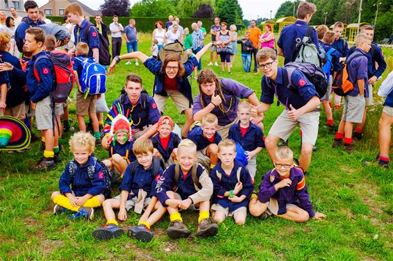 Jongens Chiro 'Wij' Koersel op kamp - Beringen