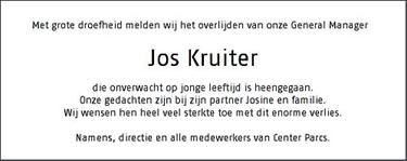 Jos Kruiter overleden (2) - Lommel