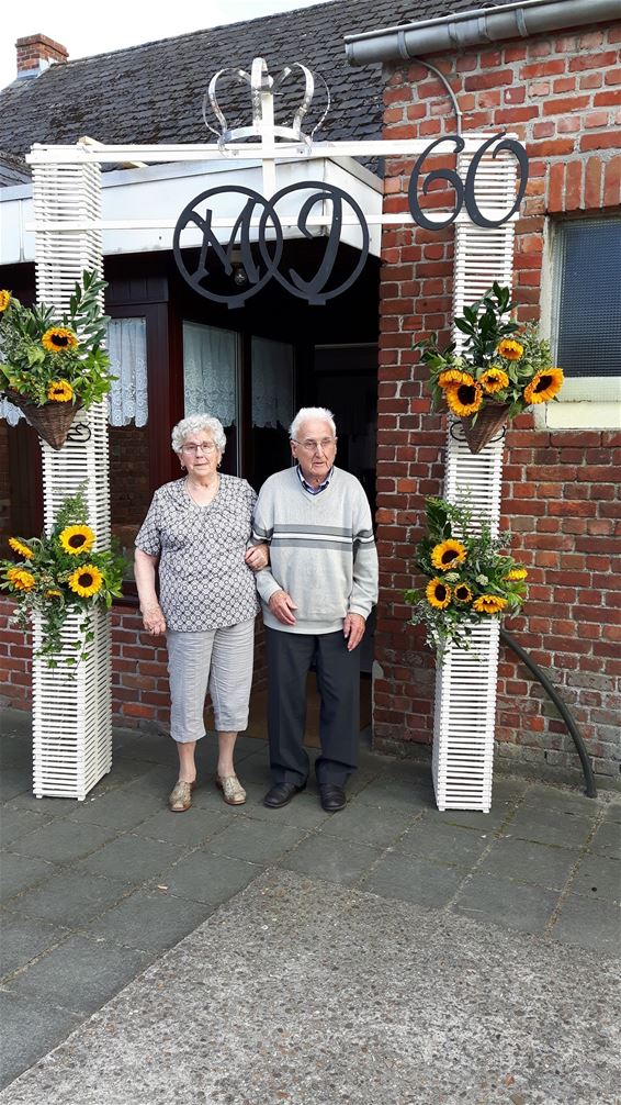 Jozef Beckers en Maria Feyen 60 jaar getrouwd - Peer