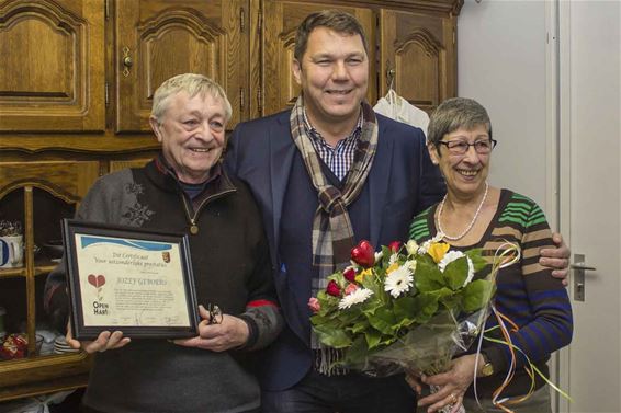 Jozef Geboers gehuldigd bij Open Hart - Beringen