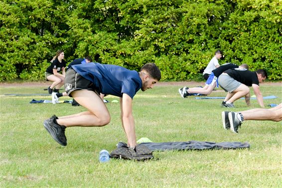 Justice & Samir Gym traint weer - Beringen