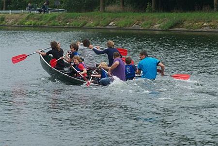 Kano-spelen op het kanaal - Neerpelt