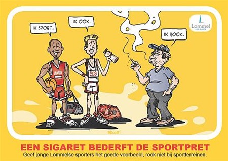 Kartoens tegen het roken - Lommel