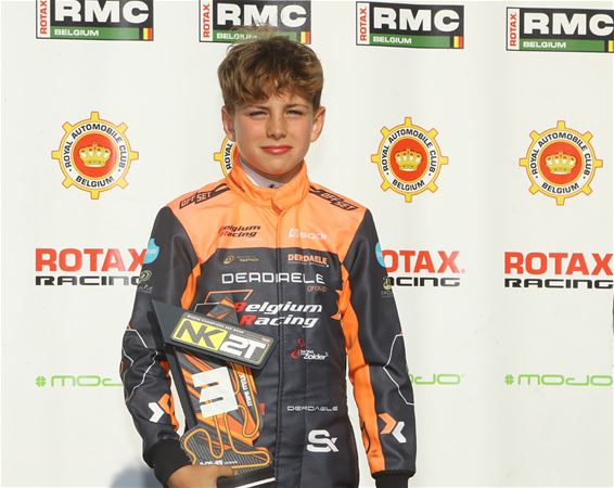 Karttalent Diede Derdaele vecht zich naar podium - Lommel