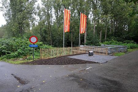Kastanjehout tegen de vangrail - Neerpelt