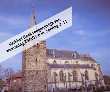 Bree - Kerkhof Beek tijdelijk toegankelijk