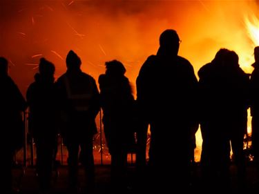 Kerstboomverbranding in Tervant - Beringen