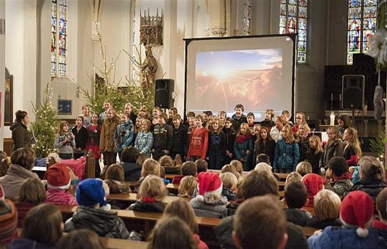 Kerstviering van de Boudewijnschool - Lommel