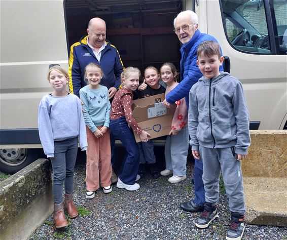 Kinderen in de bres voor Sint-Vincentius - Beringen