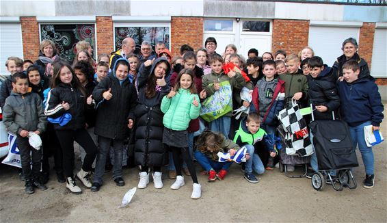 Kinderen in de bres voor Sint-Vincentius - Beringen