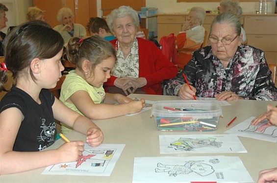 Kinderen op bezoek bij ouderen - Neerpelt