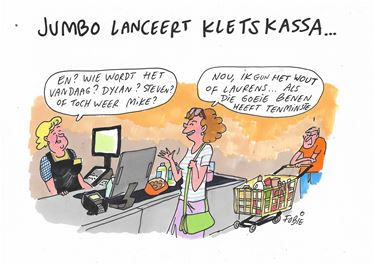 Kletskassa bij Jumbo