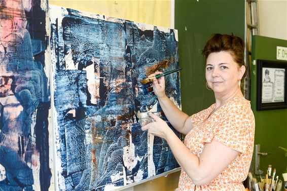 Kleurrijke kunst bij Atelier Netka - Beringen